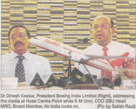 ‘Boeing MRO to become a reality by 12 / 12 / 12’